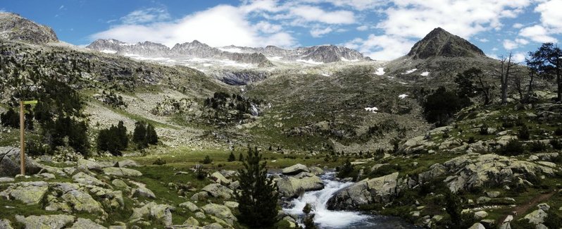 Pleta de Llosás mit dem Valle de Llosás