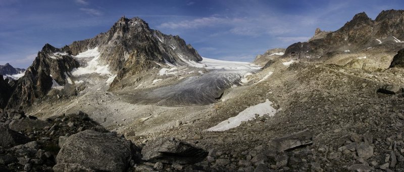 Unter dem Glacier d'Orny Unter dem Glacier d'Orny